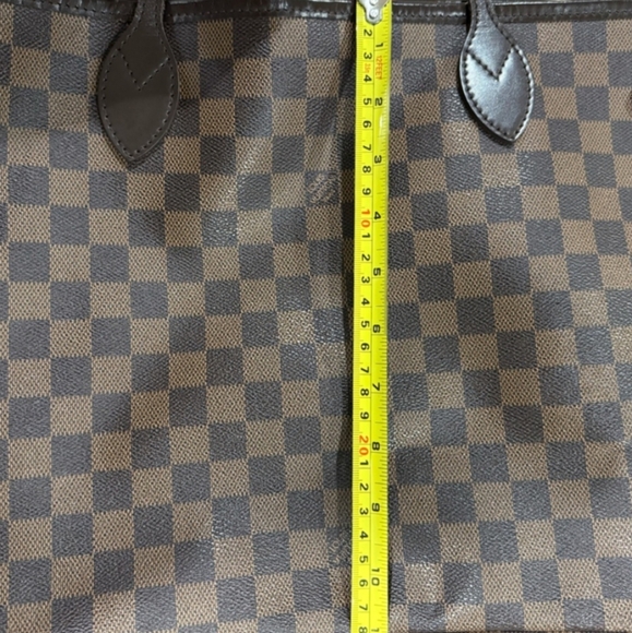 Louis Vuitton LV Damier Ebene N40599 Neverfull MM In GREAT Condition Cherry Red - Picture 7 of 13